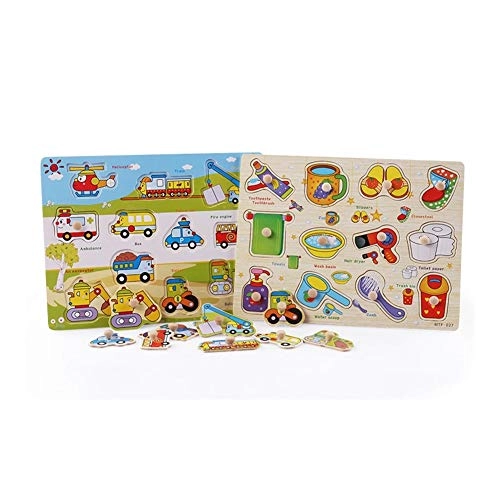 Wooden Nail Hand Grasping Board - 3 years and up