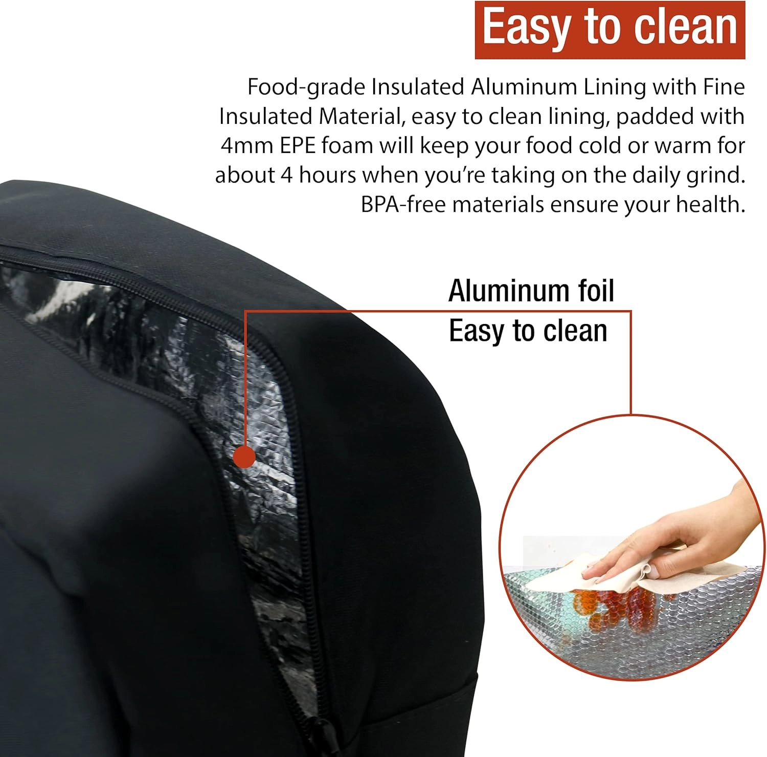Insulated Lunch Bag - Leakproof Thermal