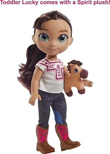Lucky Toddler Doll - 14-in Spirit plush Brush Ages 3+