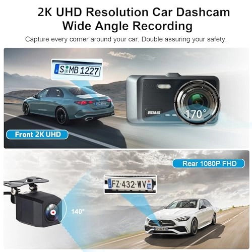 2K 4.0" HD Dash Cam 2K