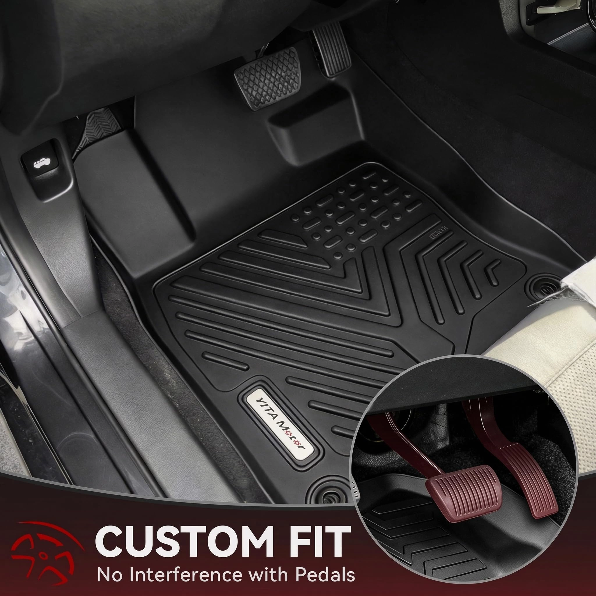 Floor Mats & Trunk Mat - Honda Accord 2026 2025 2024 2023 1st, 2nd Row and Cargo Liners