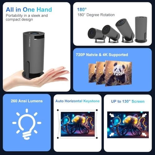 Mini Projector BGP45 500 Lumen