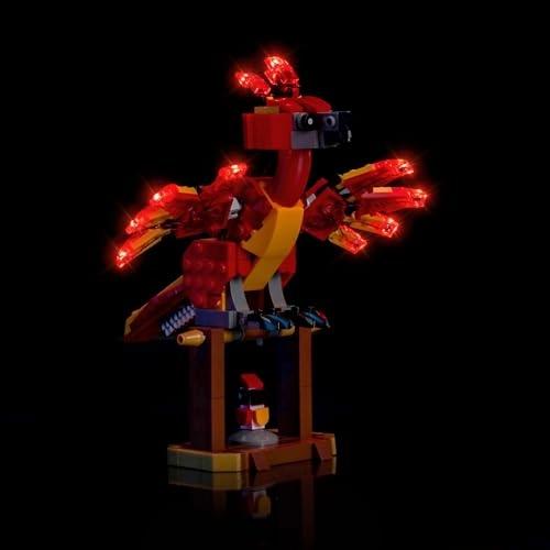 Fawkes Dumbledore's Phoenix - LED Light Set Compatible with 76448