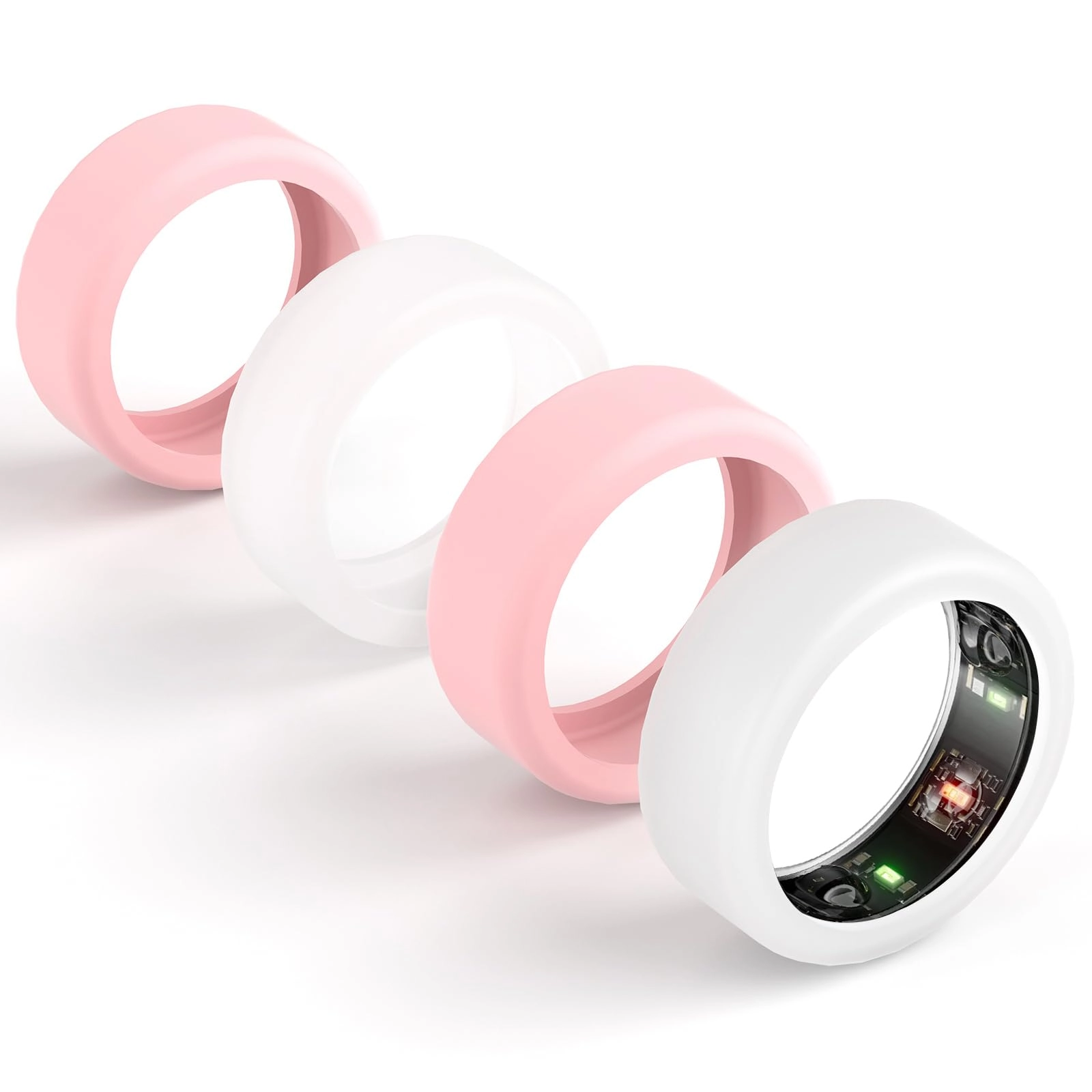 Snyeest Ring Cover - Black*2+Blue*2