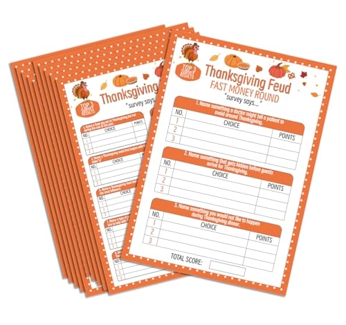 Thanksgiving Feud Game - Adult 35 piece(s)