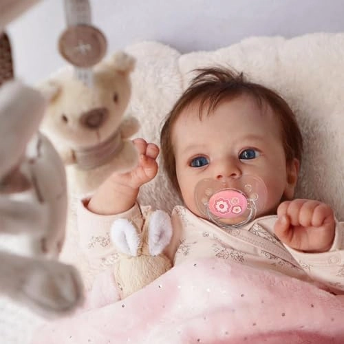 Felicia Reborn Baby Doll - 48CM Silicone Vinyl Blue Eyes
