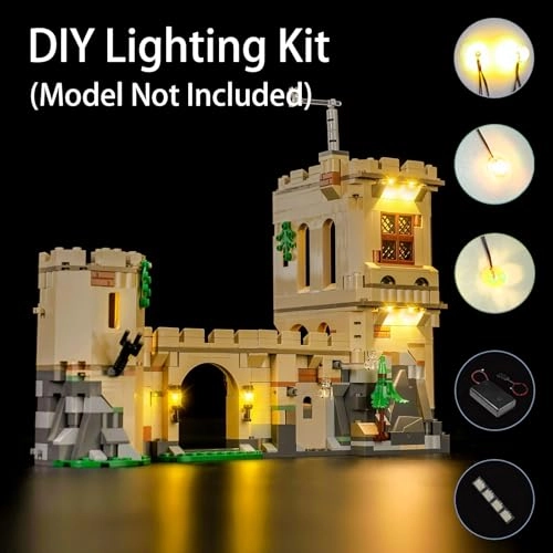Lighting Kit 76447 - ABS for LEGO Hogwarts Castle: Flying Lessons 76447 less than 5V