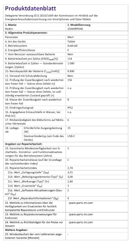 Redmi Pad 2 - 128GB 11"