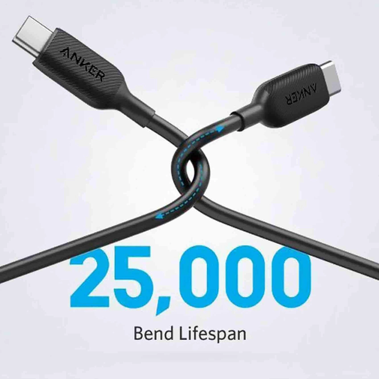 PowerLine III Cable 60W USB-C to USB-C 0.9m