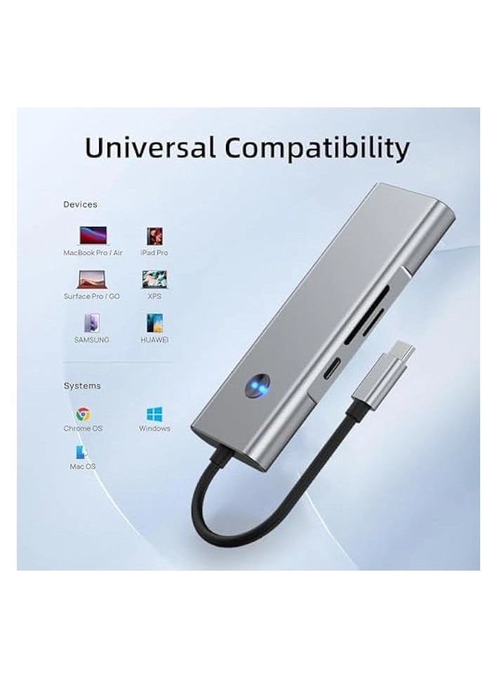 USB C Hub - MacBook Pro/Air iPad Pro M2 M1,XPS,Chromebook
