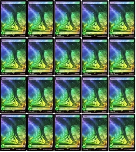 Magic The Gathering Final Fantasy FOIL Full Art Forest #307 - 20pcs