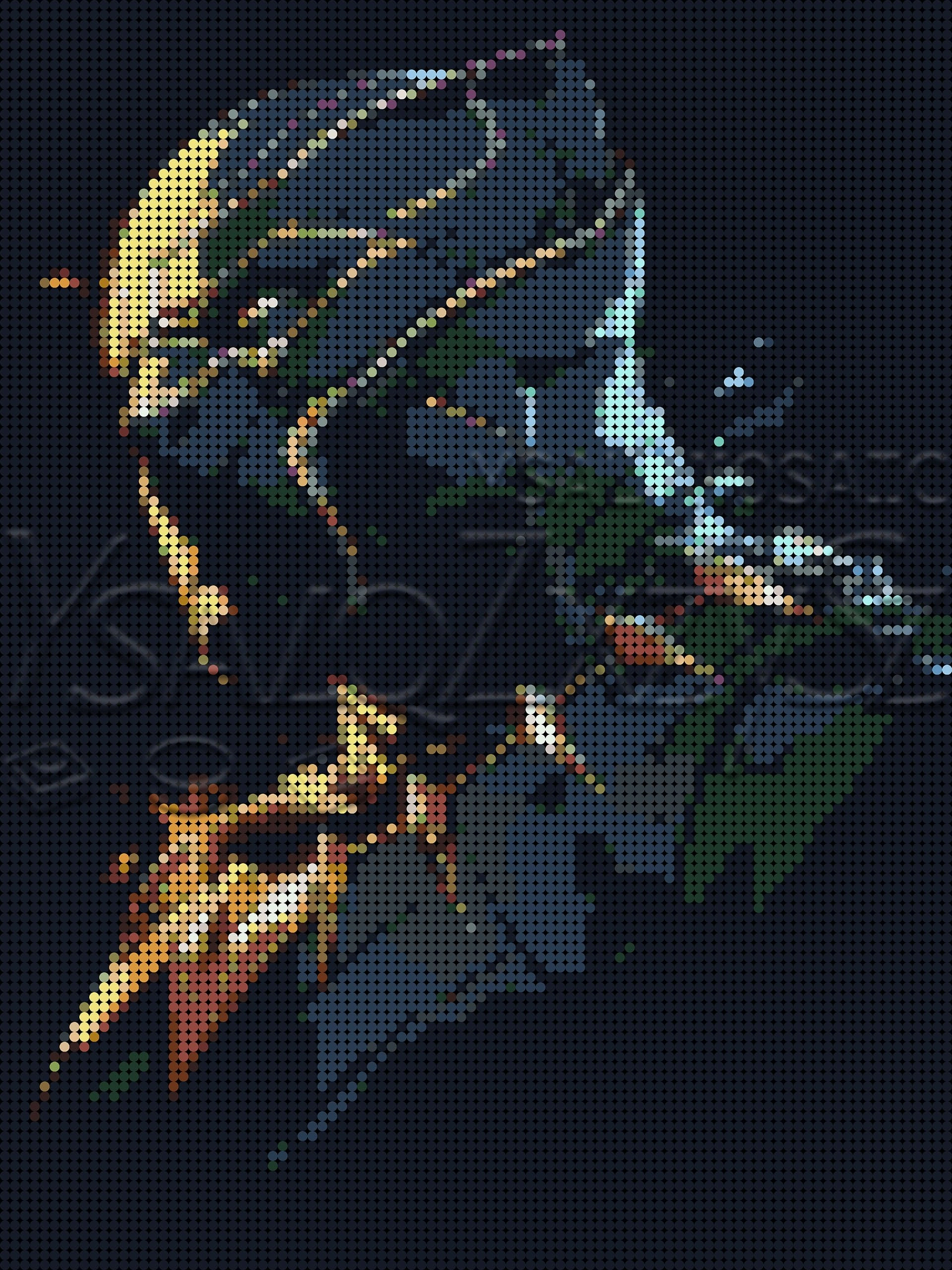 中国广东省汕头市洁海乐城创玩具厂 Panther Pixel Art - 12288pcs Superhero