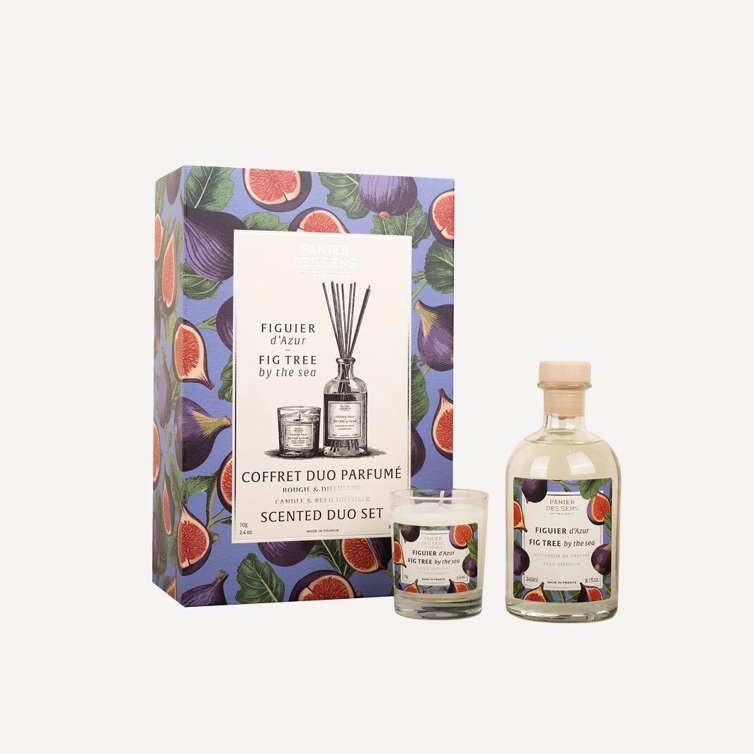 Panier des Sens Scented candle + Fragrance diffuser - Figuier d'Azur