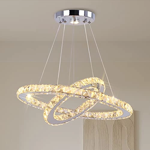 Modern Ring Chandelier - Cool White 6000K NON-DIMMABLE