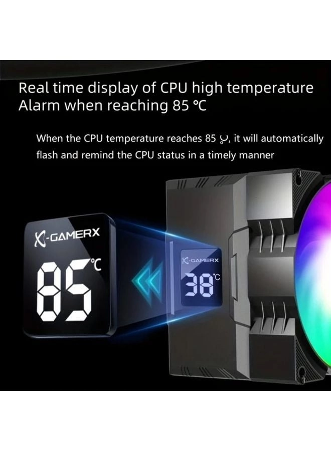 ARGB Colorful Intelligent Temperature Display CPU Cooler