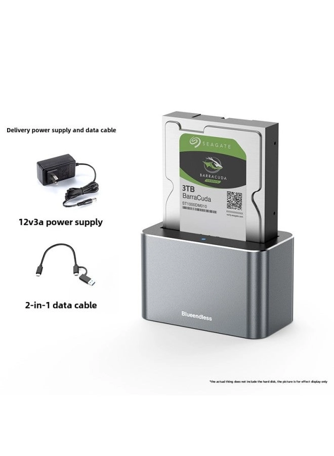 Dual-disk USB 3.0 Hard Disk Base