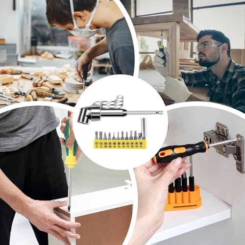 Angle Drill Adapter - Lightweight Zinc Alloy