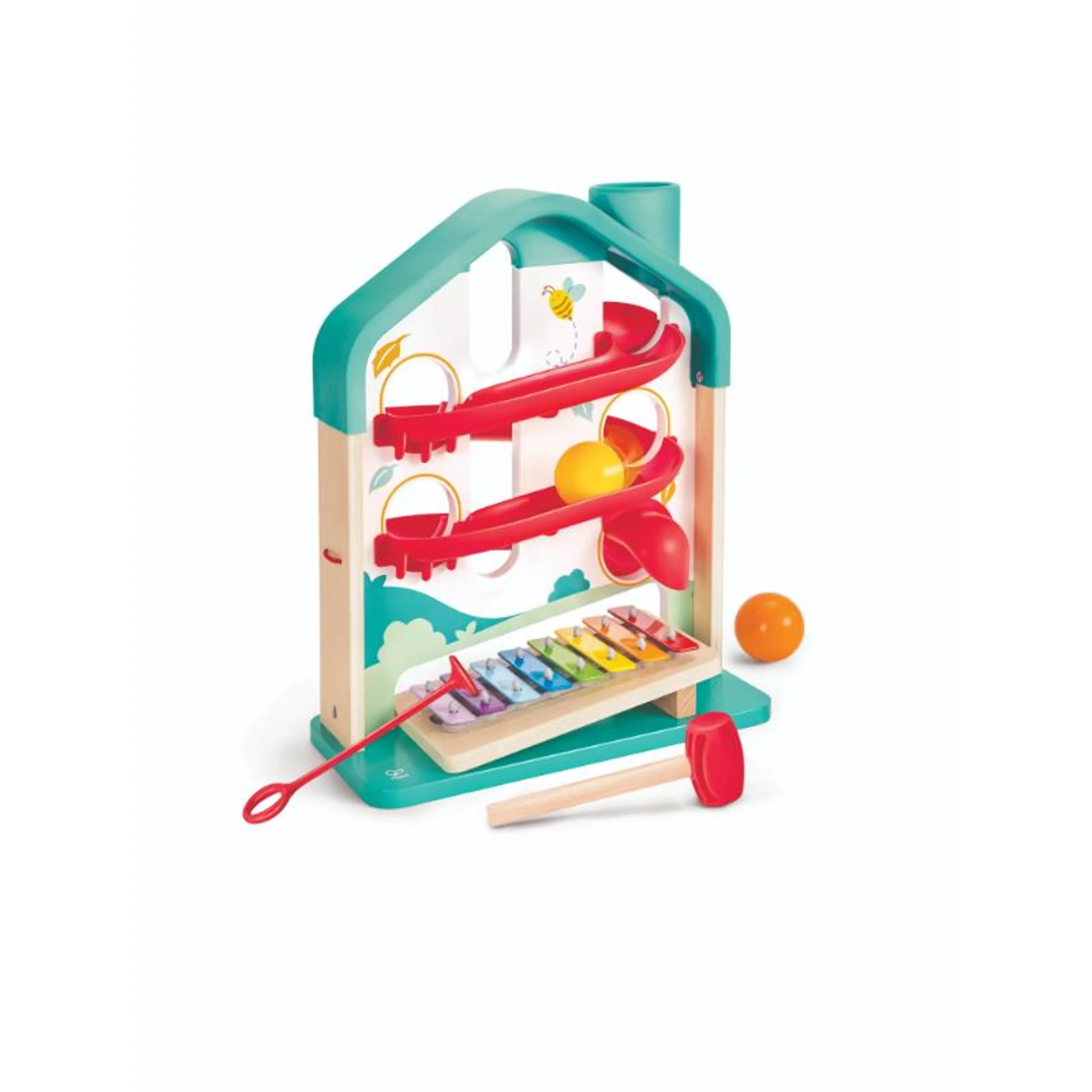 Hape Wooden Melody Mansion Ball Run - 1+