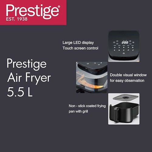Air Fryer PR50320 - 3D Airflow System 60 min timer