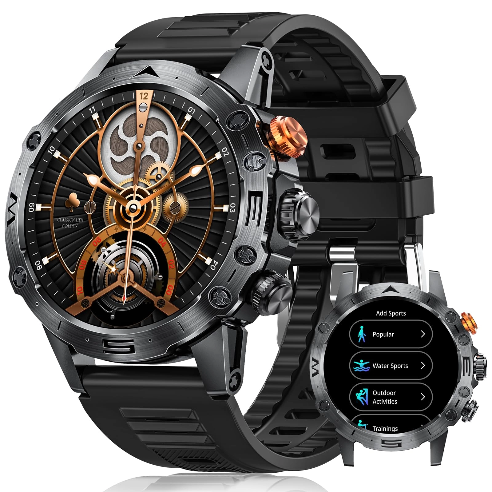 BANLVS Military Smart Watch 52.5mm Aerospace aluminum and titanium