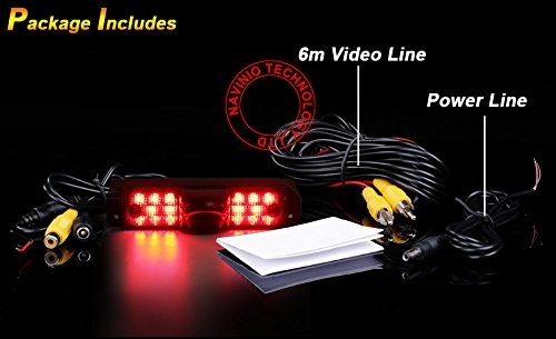 License Plate Light Rear View Reversing Backup Camera - 628x586 pixels