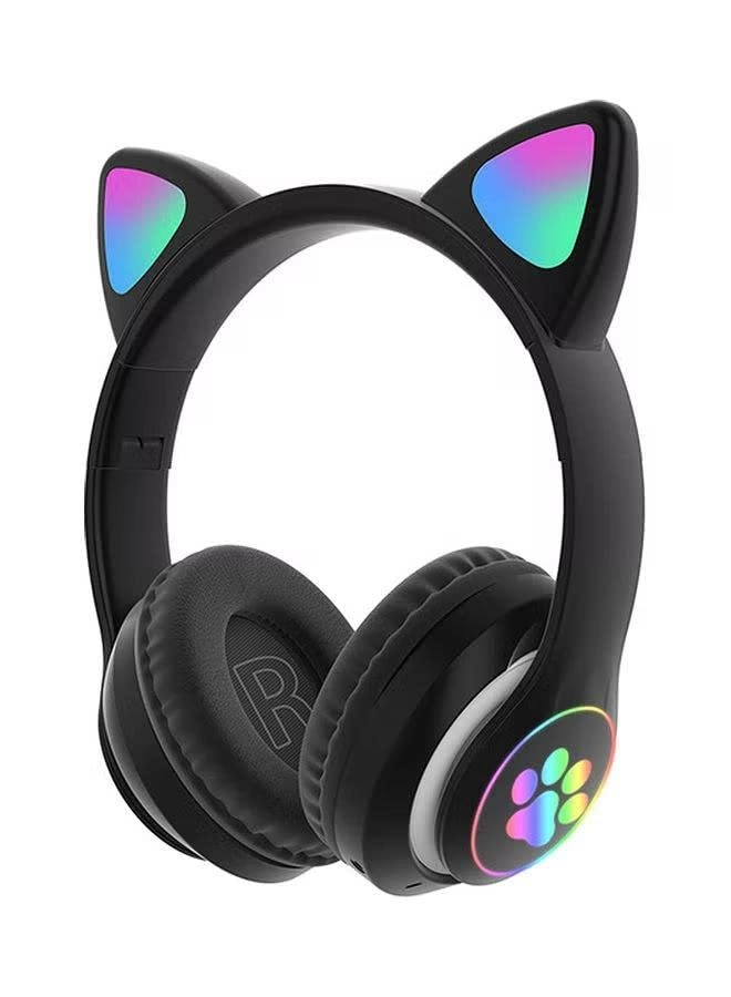 Glowing Cat Ear Headphones Wireless Headphone