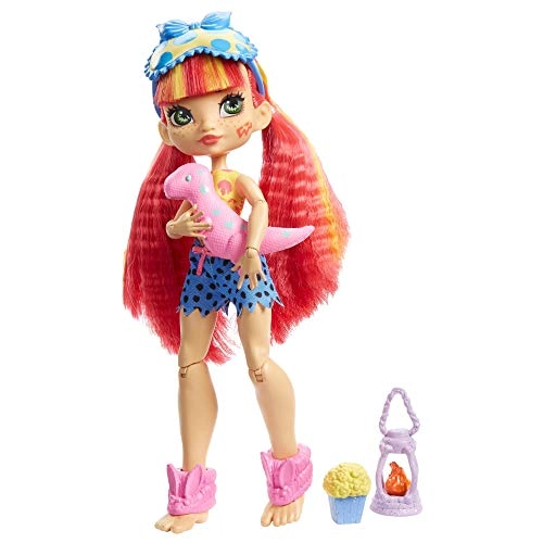 Emberly Poseable Doll - Cave Club Cavetastic Sleepover Pink Hair Ages 4+