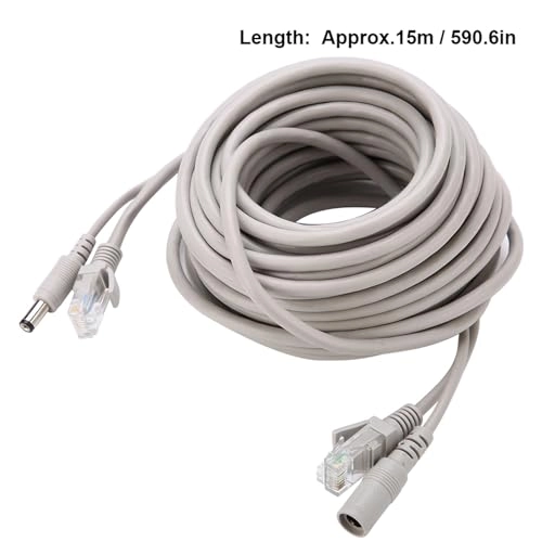 Cat 5 Cable & Power Extension - 15M