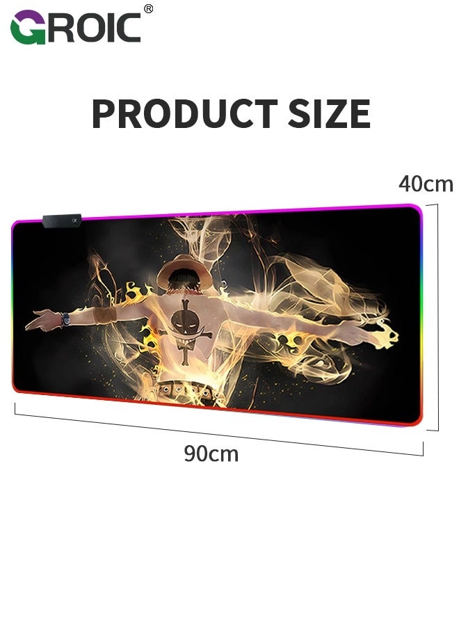 RGB Gaming Mouse Pad - 32.4x9.2 cm
