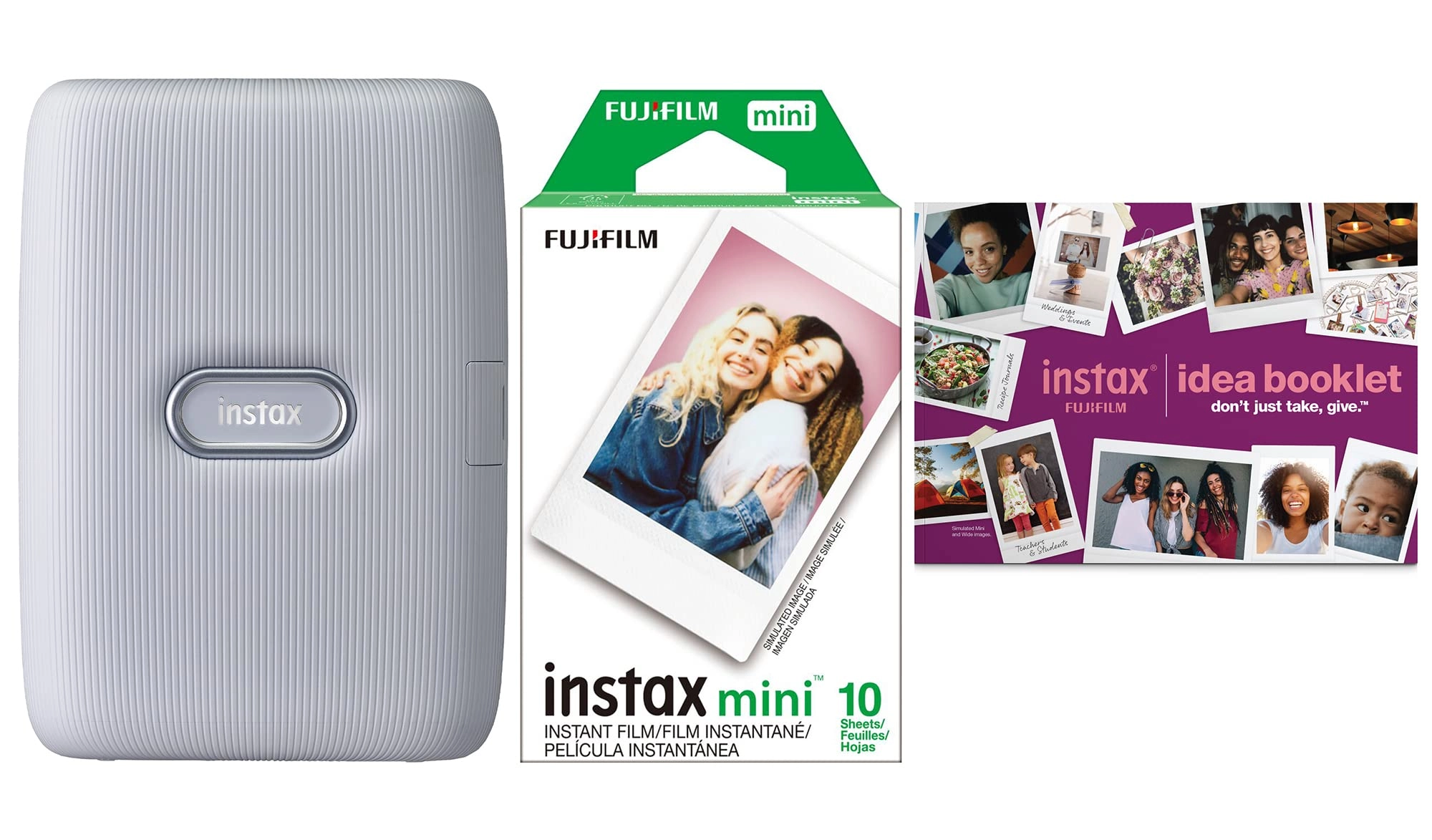 Instax Mini Link + Instax Mini Film - 10 exposure + Instax Idea Booklet