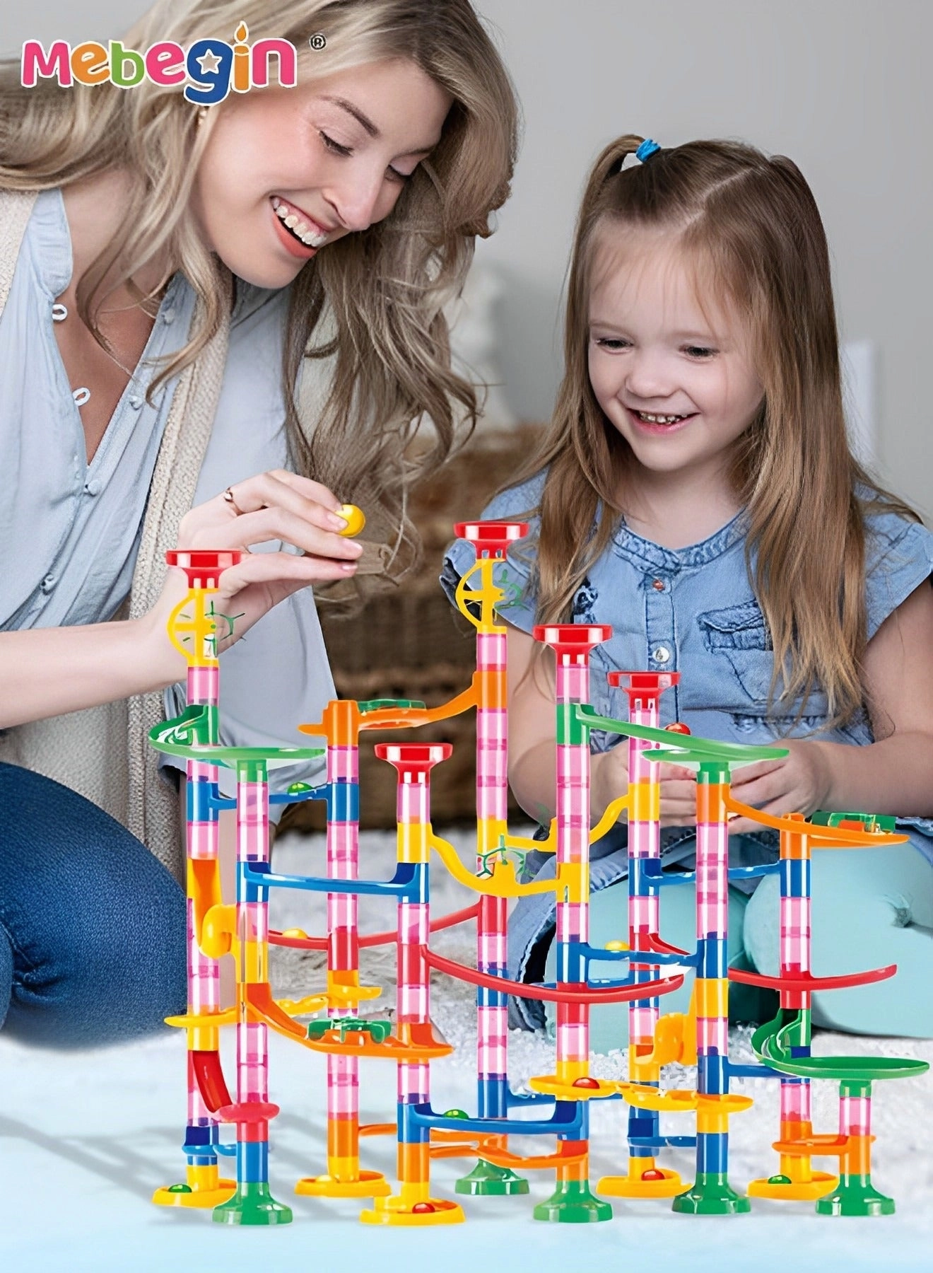 Marble Run Set - Construction 133pcs