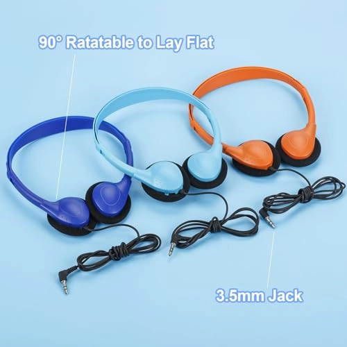 ZOE17 Wired Headphone 24 Pack