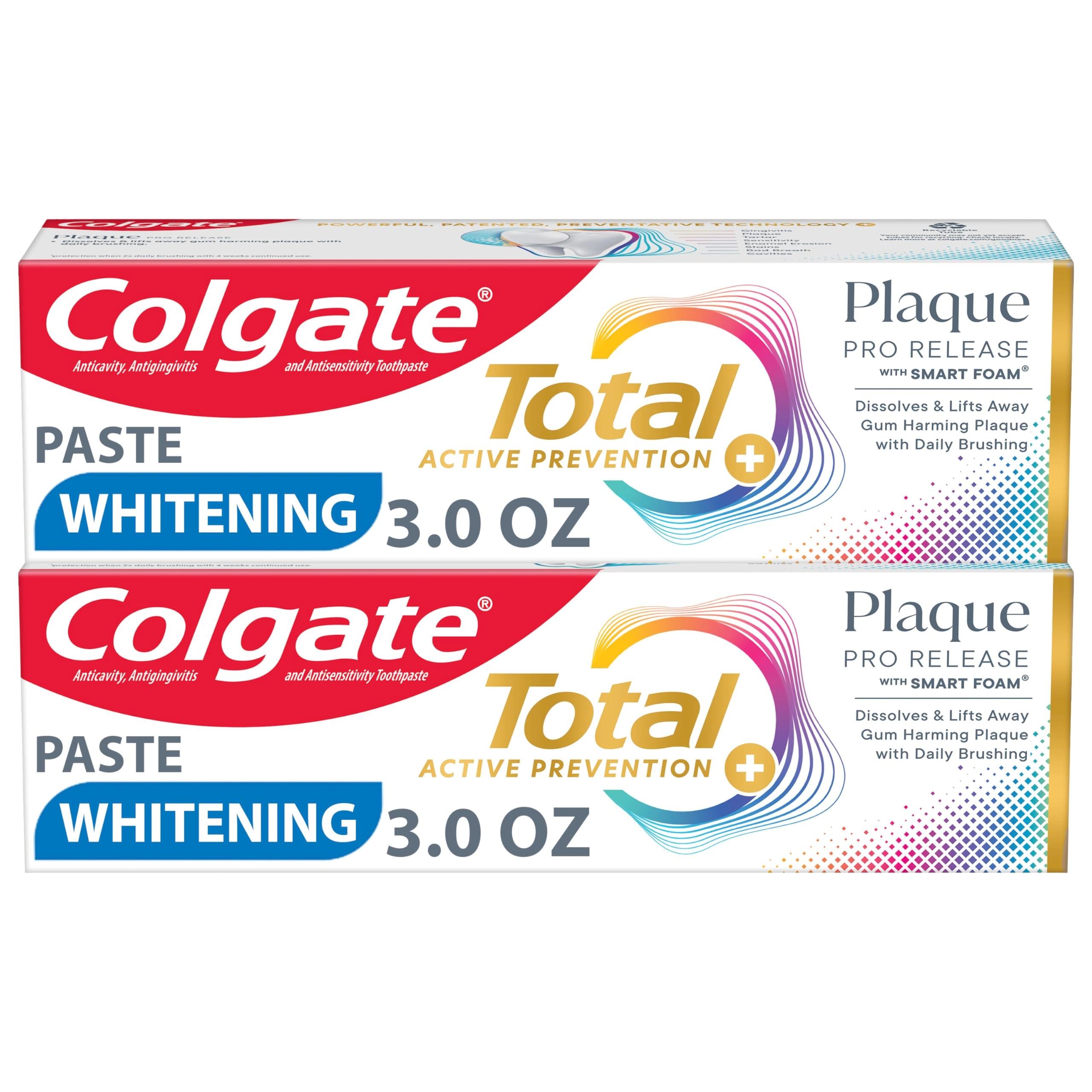 Colgate Total Plaque Pro Release Whitening Toothpaste Adult 170 ml