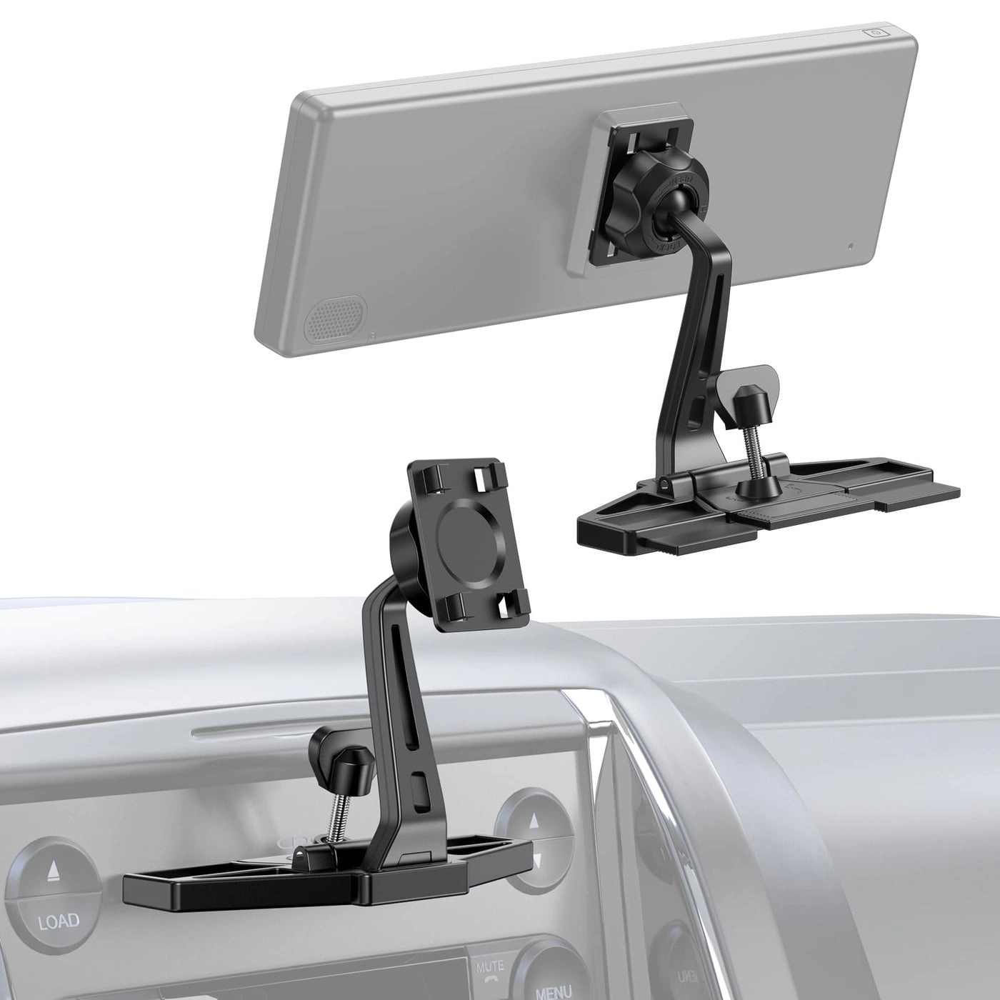 Extended Arm CD Slot CarPlay Screen Mount