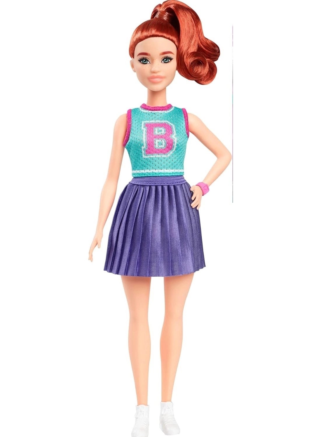 Barbie Fashionistas - Fiery red hair Sport Skirt Ages 3+