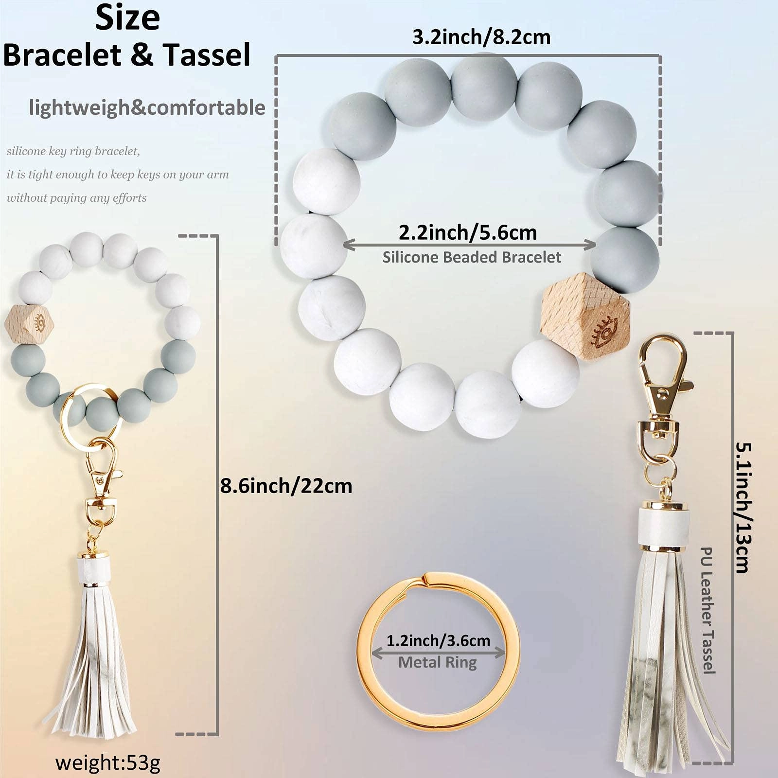Key Ring Bracelet - Car