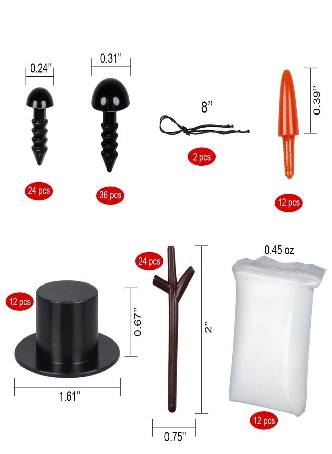 Snowman DIY Kit - 12 Pack
