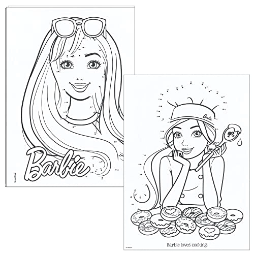 Barbie Funtivity Dot-to-Dot Activity & Coloring Book - 3 years and up 2 pieces