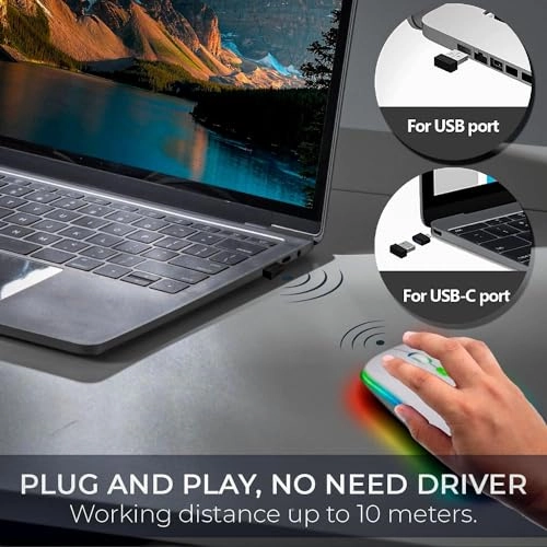 RGB Gaming Mouse - Bluetooth