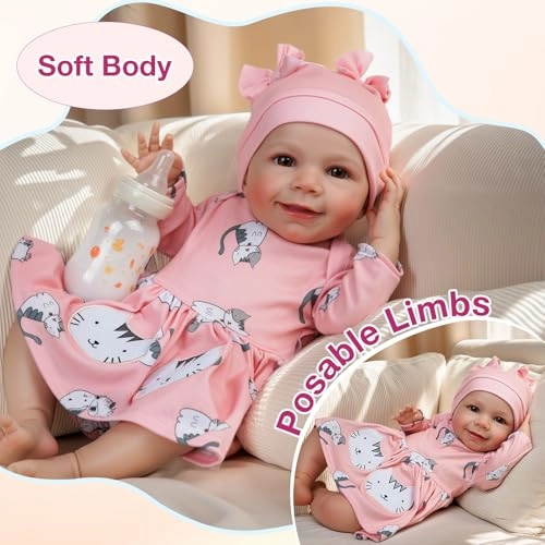 Reborn Baby Doll - 20 Inch Vinyl Gift Set