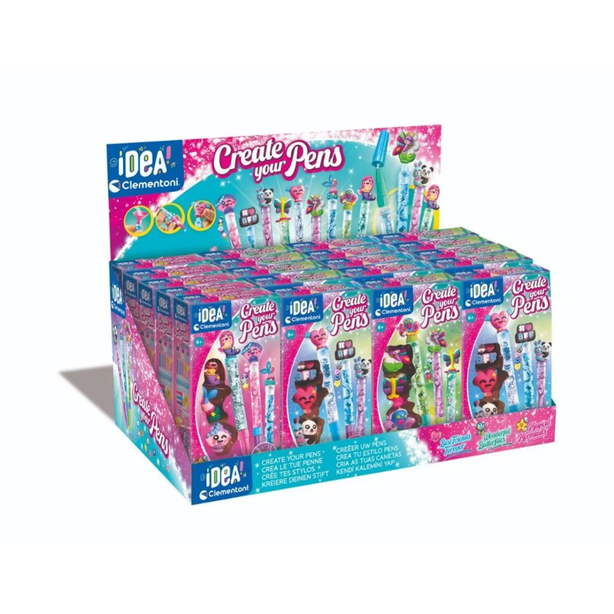 Idea Create Your Pens Assorted - Pack of 3 Multi Colour
