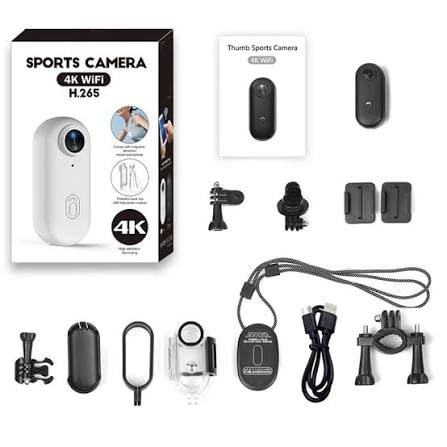 Thumb Sports Camera - 4K 30FPS