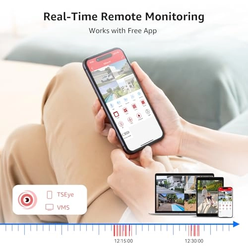 Wired Security Camera System - 4X Camera 4 3MP