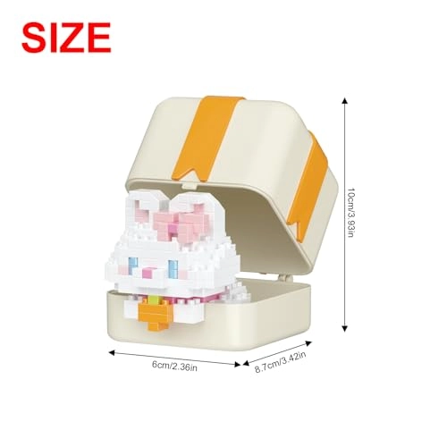 Animal Micro Building Blocks Set - 12 pieces