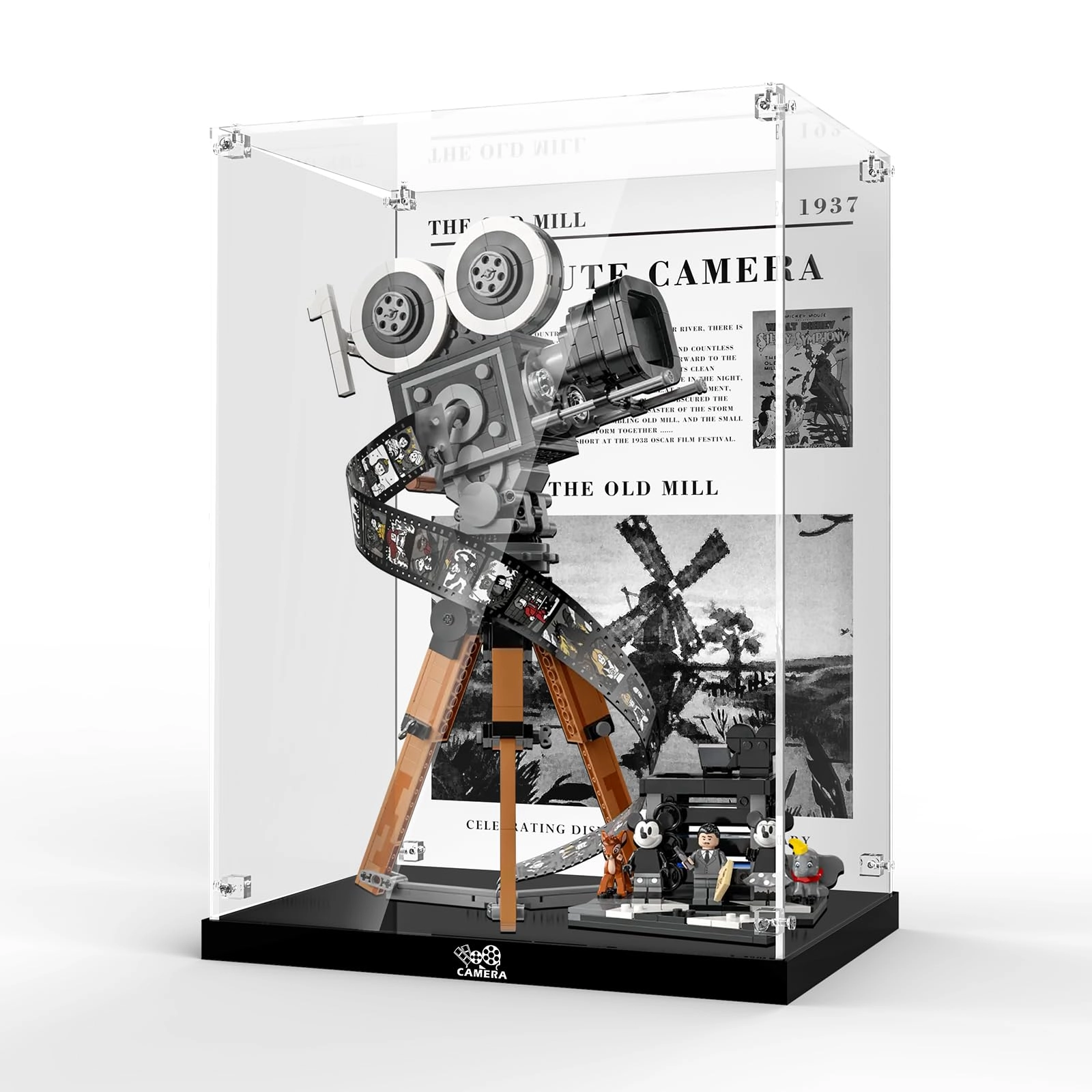 OYTOCLKU Acrylic Camera Display Case for LEGO 43230 Disney Camera - Acrylic Disney