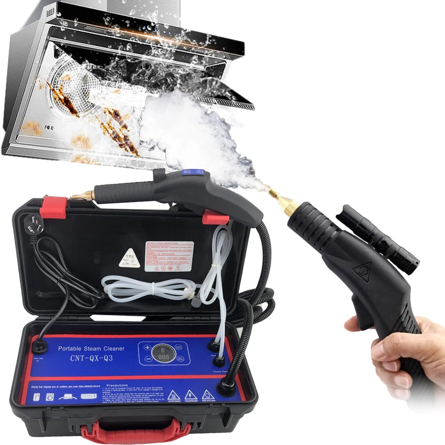 High Pressure Steam Cleaner - 3-3.5bar 300 Milliliters