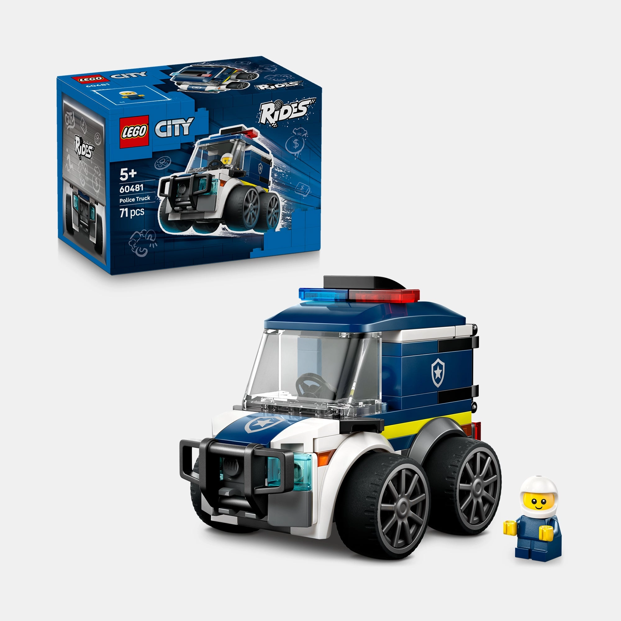 LEGO City Rides Police Truck - 71pcs