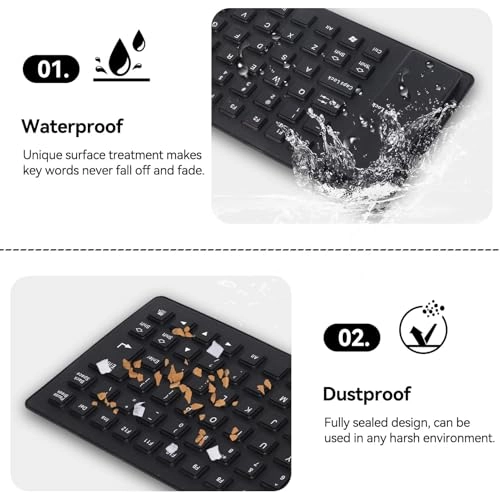 Silicone Keyboard - RF USB