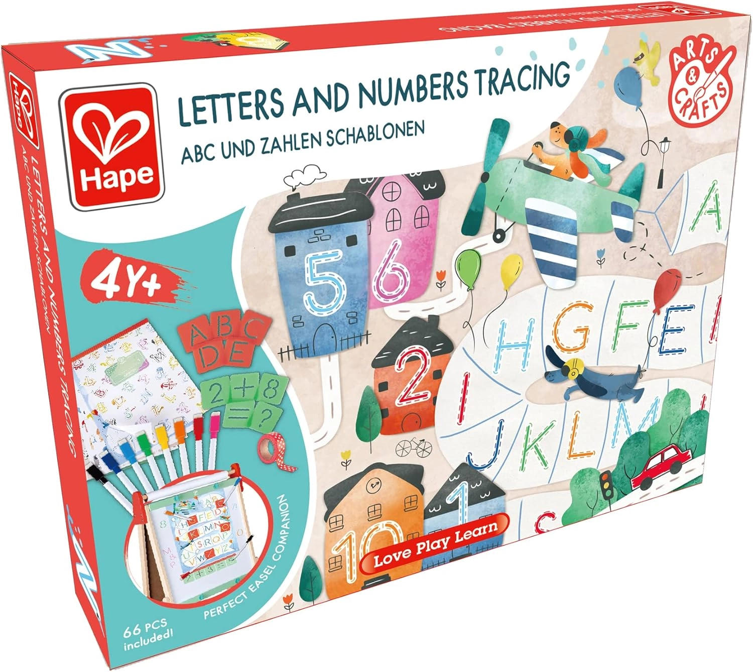 Letters & Number Tracing - 4 Years And Up 44 pieces