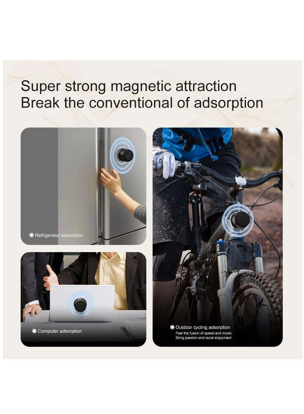 Portable Magnetic Small Bluetooth Speaker - 5W